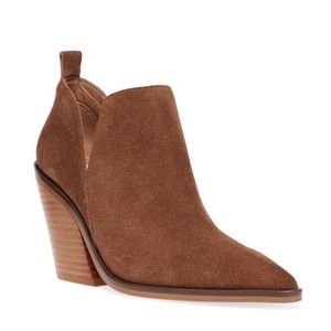 Steve Madden Charlise Bootie- cognac suede